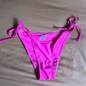 Hot pink bikini bottoms